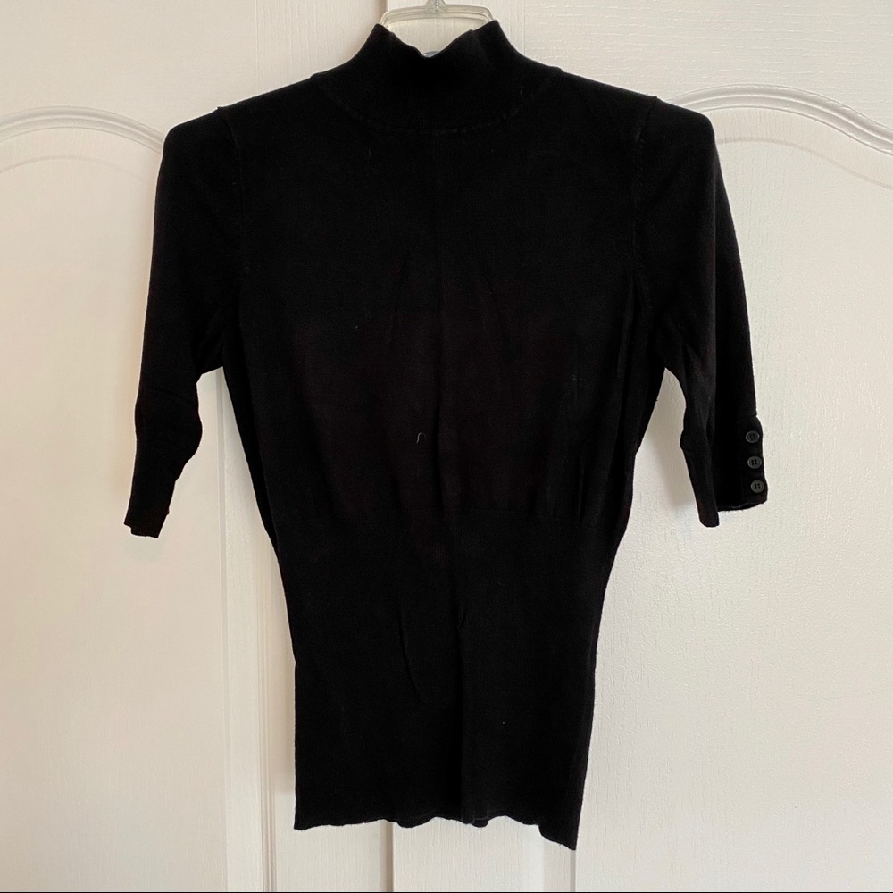 Black EXPRESS mock neck sweater